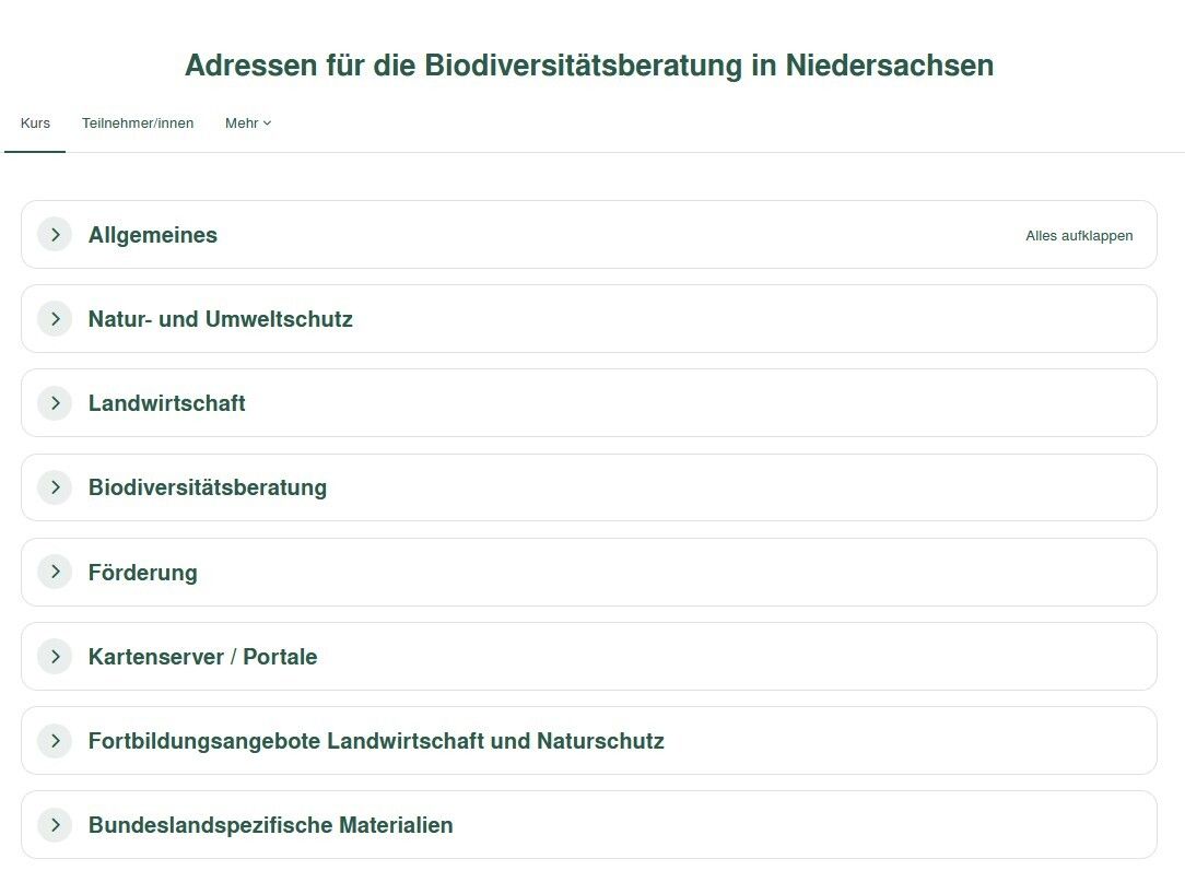 Adressen Naturschutz