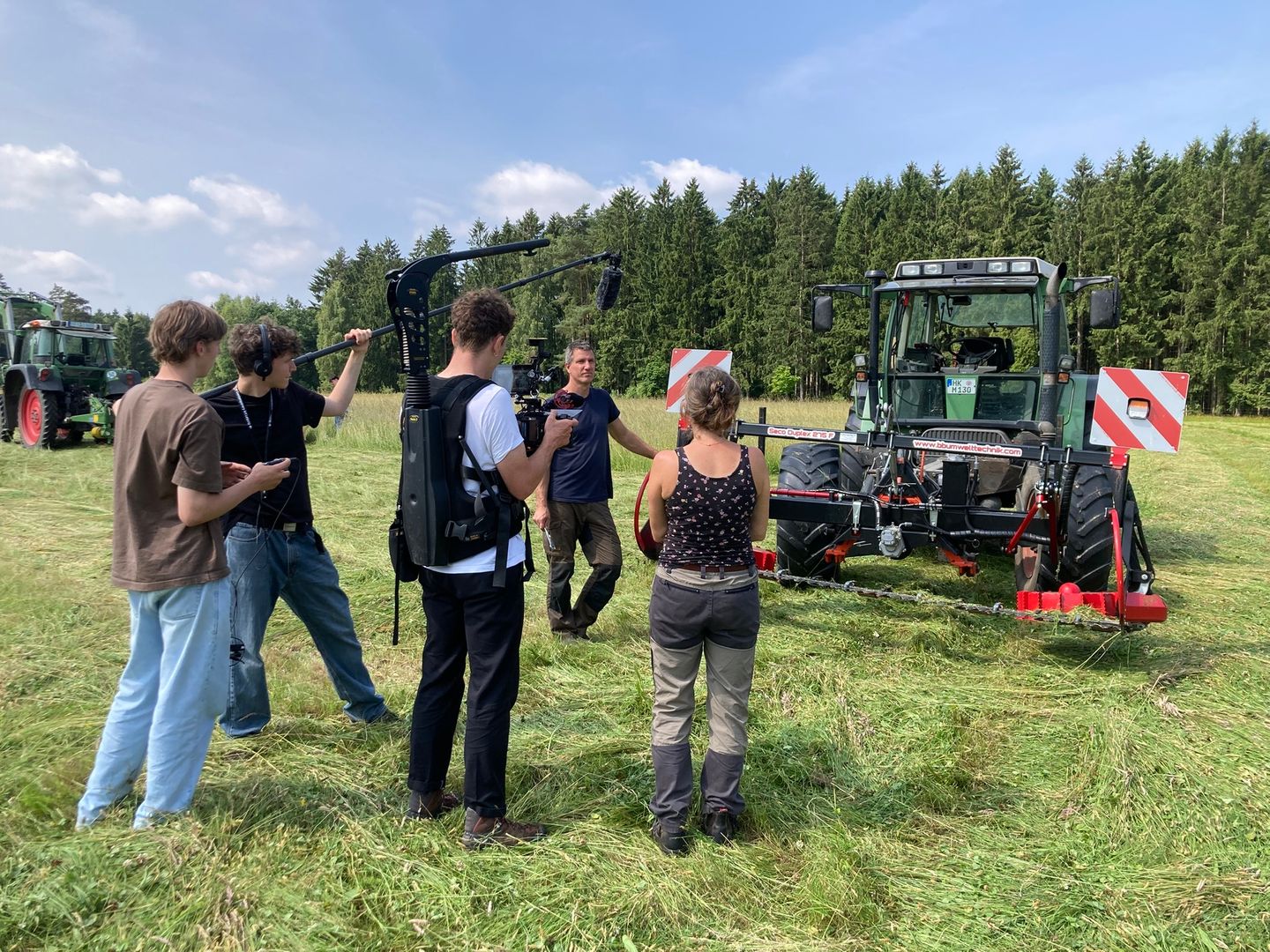 Filmdreh auf Wiese1